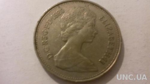 Монета Англия 1980