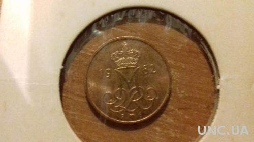 Монета Дания 1982