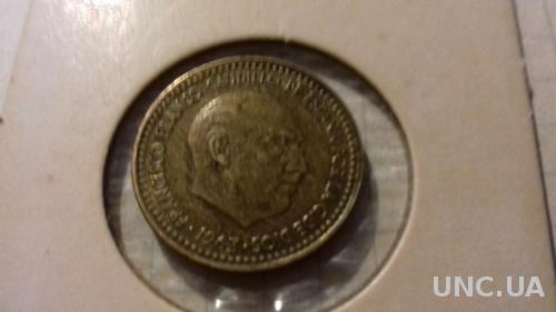 Монета Испания 1963 67