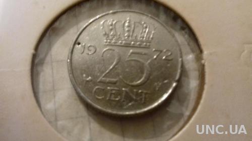Монета Нидерланды 1972