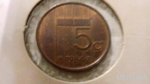 Монета Нидерланды 1984