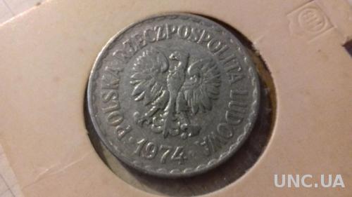 Монета Польша  1974