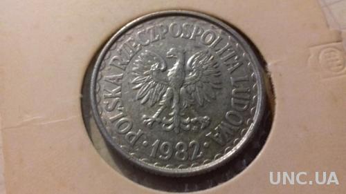 Монета Польша  1982