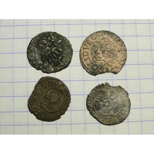 Солиды 4шт. Густав Адольф