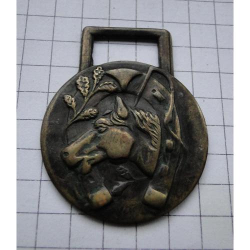 Старинная декоративная накладка на конскую сбрую