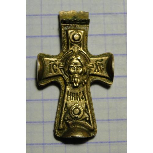 Старый латунный крестик