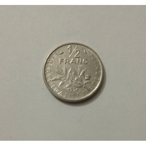 1/2 франка 1971 року Франція