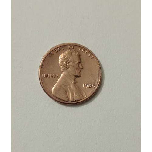 1 цент 1986 року США