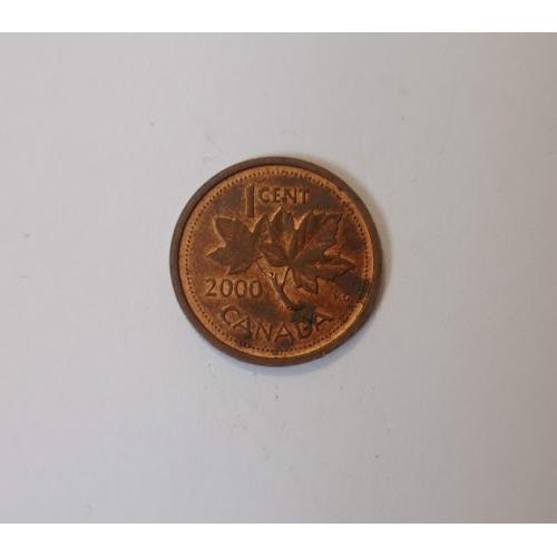 1 цент 2000 року Канада 