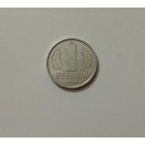 1 пфеніг 1986 року Німеччина (НДР)