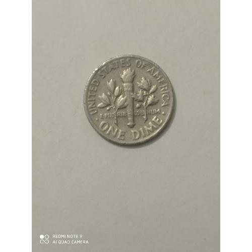 10 центів 1967 року (Дайм Рузвельта) США