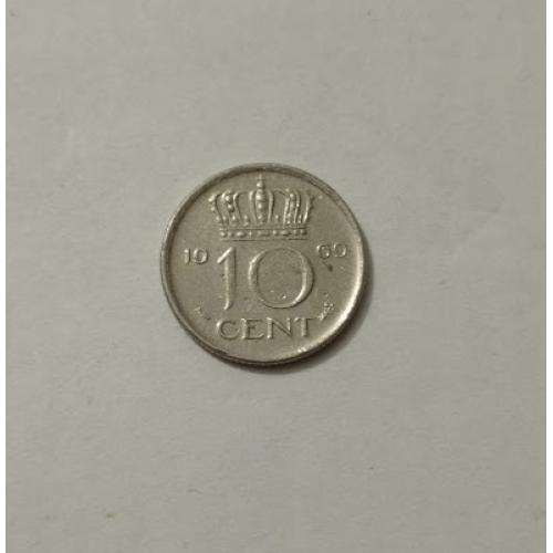 10 центов 1960 року Нідерланди