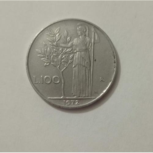 100 лір 1972 року Італія