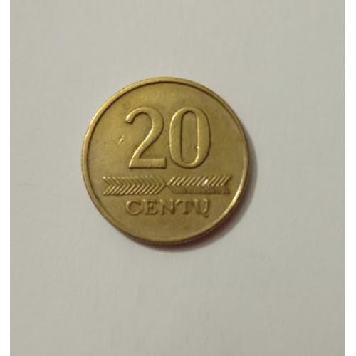 20 центів 1999 року Литва