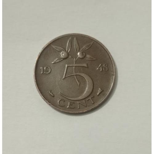 5 центів 1948 року Нідерланди