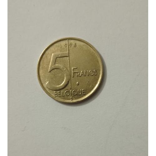 5 франків 1998 року Бельгія