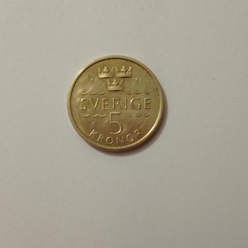5 крон 2016 року Швеція