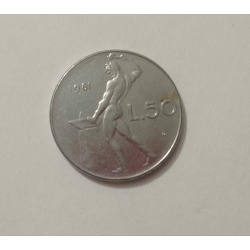 50 лір 1981 року Італія