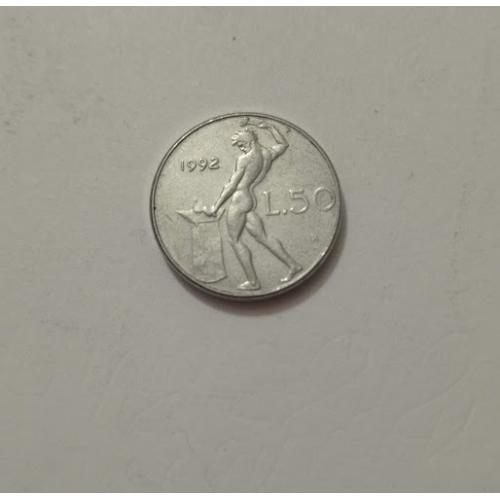 50 лір 1992 року Італія