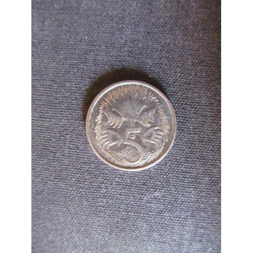 Австралія, 5 центів, 2008 фауна: єхидна