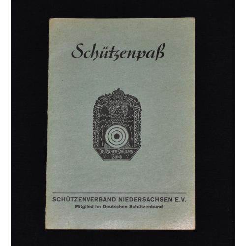 Членская книжка стрелкового союза. 
