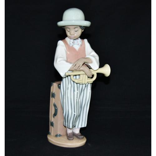 Фарфоровая фигурка джазового трубача Lladro 5832 