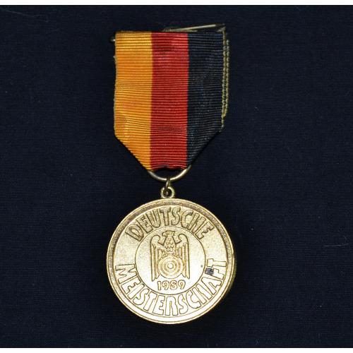 Медаль участника чемпионата Германии 1989 года 