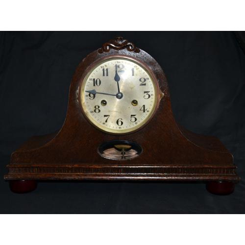 Настольные часы, дуб, Густав Беккер