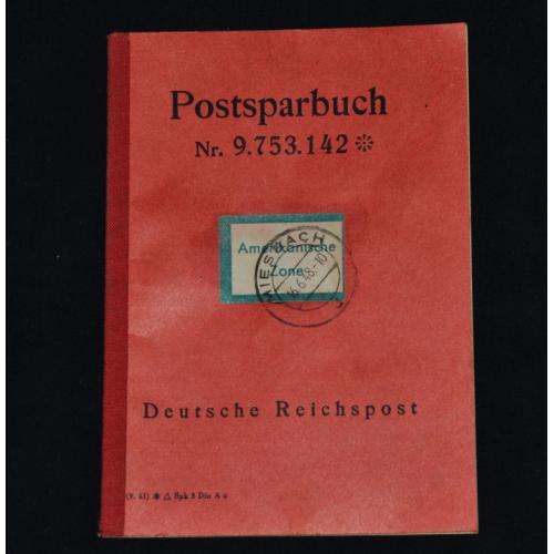 Сберегательная книжка рейхспочты (американская зона)