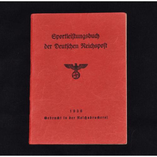 Спортивная книга достижений Германской Рейхспочты.  