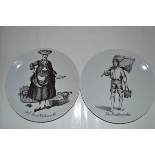 Тарелки "Рыбак -рыбачка" 