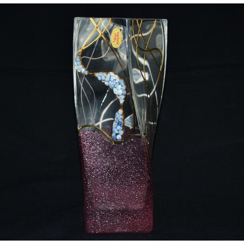 Винтажная ваза из стекла Производство MSKL BOHEMIA