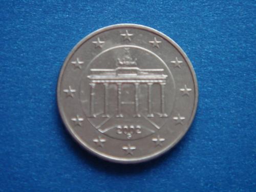 Германия, 10 евроцентов 2002 г.