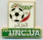Алжир, федерация футбола,№1,ЭМАЛЬ / Algeria football federation enamel pin badge