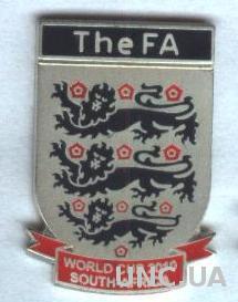 Англия, федерация футбола,№1, ЭМАЛЬ /England football association federation pin