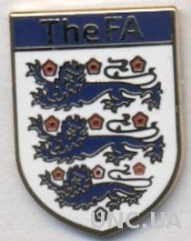 Англия, федерация футбола,№2, ЭМАЛЬ /England football association federation pin