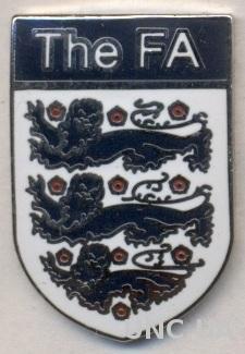 Англия, федерация футбола,ЭМАЛЬ выпуклый/England football federation pin badge