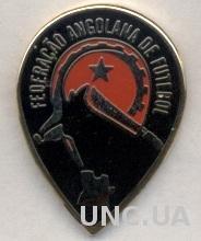 Ангола, федерация футбола,№2,ЭМАЛЬ / Angola football federation enamel pin badge