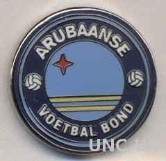 Аруба, федерация футбола, №2, ЭМАЛЬ / Aruba football union federation pin badge