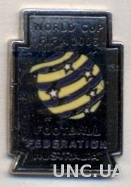 Австралия, федерация футбола,№4, ЭМАЛЬ / Australia football federation pin badge