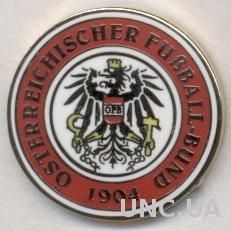Австрия, федерация футбола, №2, ЭМАЛЬ / Austria football union federation pin