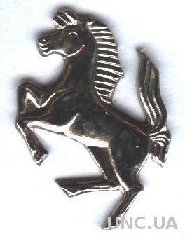 автомобиль Феррари, Ф-1, №3, тяжелый металл / Ferrari F-1 car pin badge