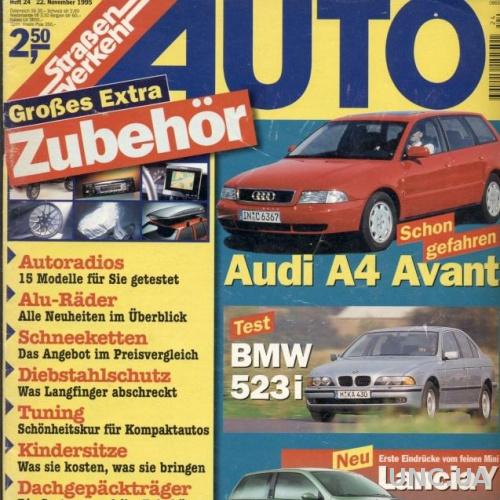 автомобили, Авто (Германия) 1995 / Auto Germany car magazine