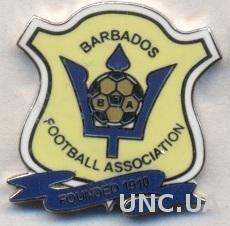 Барбадос, федерация футбола, №1, ЭМАЛЬ / Barbados football federation pin badge