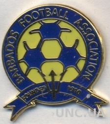 Барбадос, федерация футбола, №2, ЭМАЛЬ / Barbados football federation pin badge