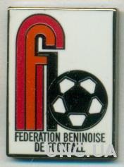 Бенин, федерация футбола, ЭМАЛЬ / Benin football federation enamel pin badge