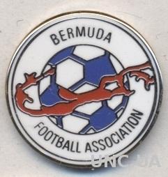 Бермуды,федерация футбола,№2 ЭМАЛЬ /Bermuda football federation enamel pin badge