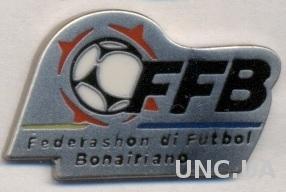 Бонэйр, федерация футбола,№1 ЭМАЛЬ /Bonaire football federation enamel pin badge
