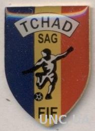 Чад, федерация футбола, тяжмет / Chad football federation pin badge