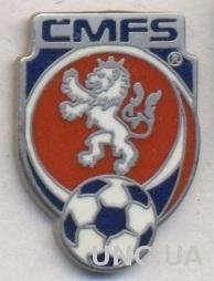 Чехия, федерация футбола, №2, ЭМАЛЬ / Czech football federation enamel pin badge